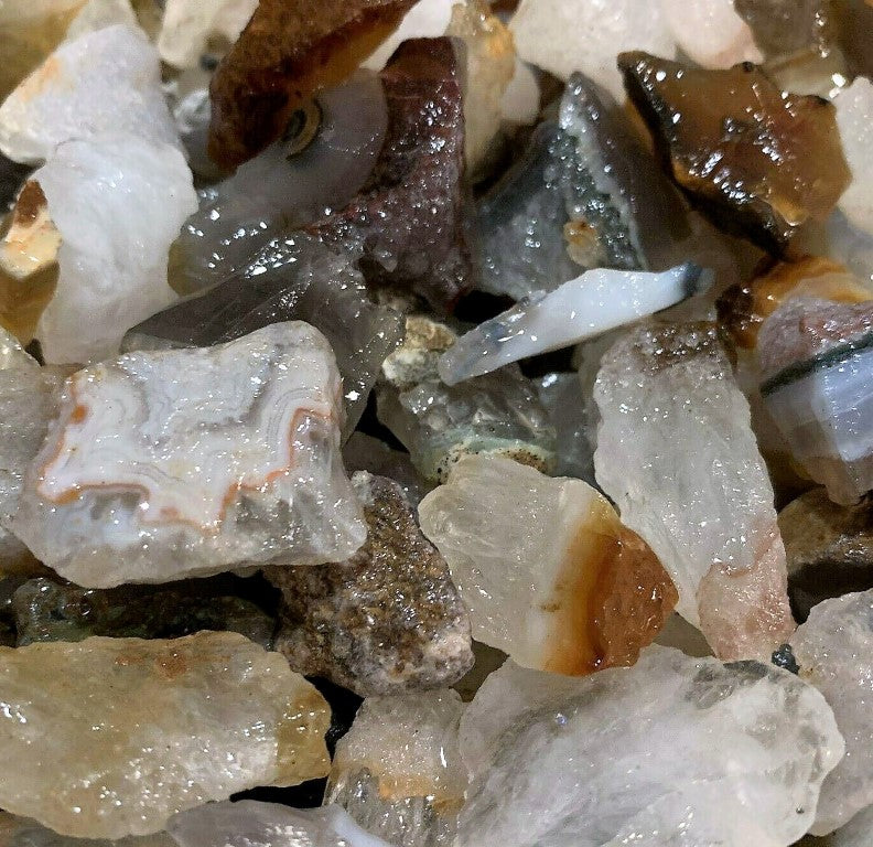 Brazilian Agate Rough Cut Brazil Natural 3000 Carats Bulk Lot rocksolidfossils