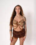Desert Dawn Beaded Top SUSPEX Rave Outfits