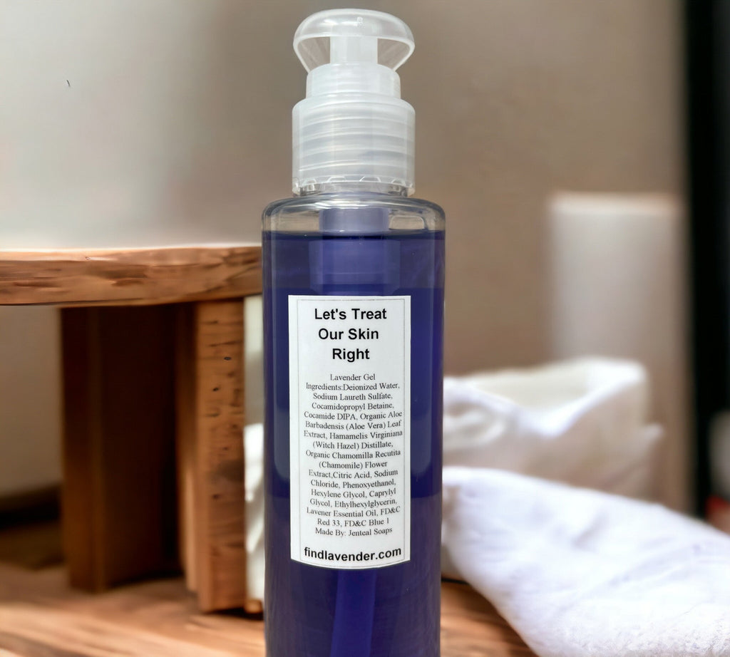 Lavender Bath Shower Gel Natural Aromatherapy Body Wash Findlavender.com
