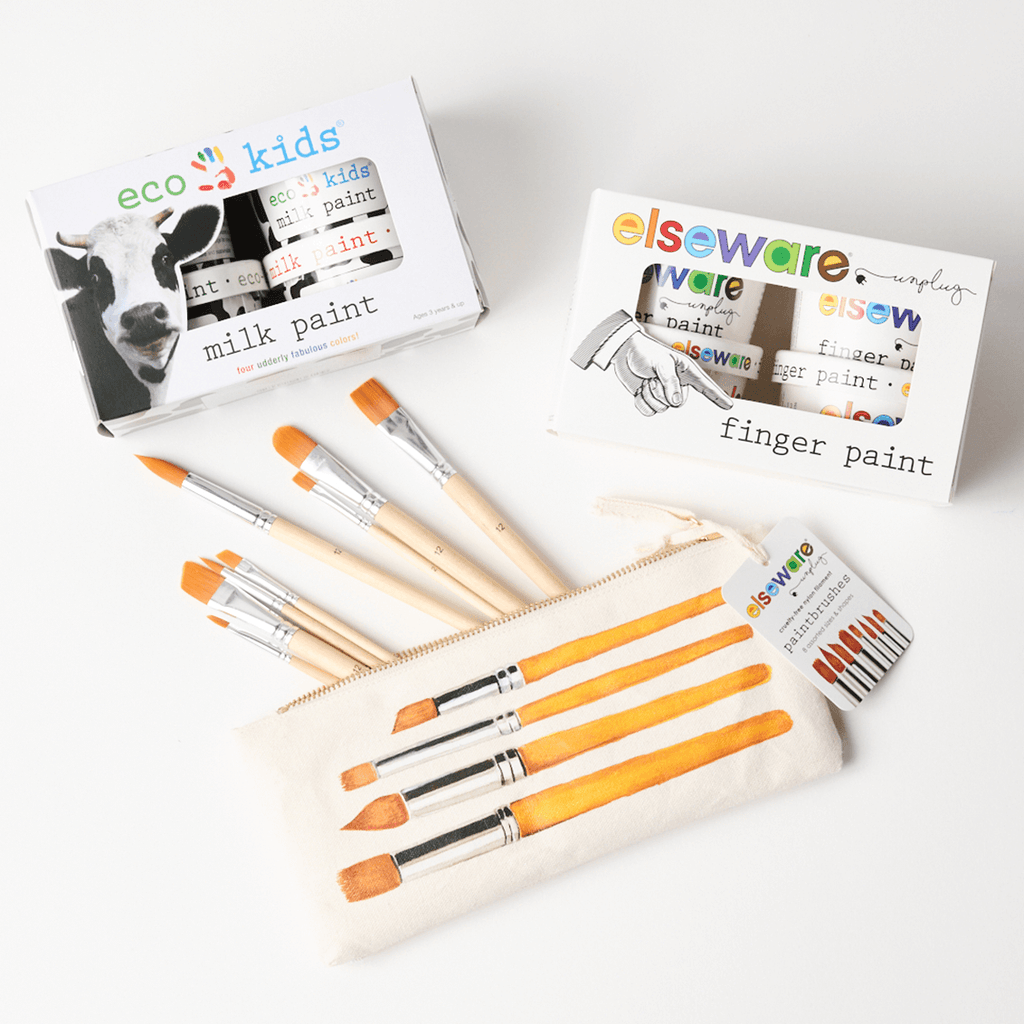Creative Painting Bundle | All Natural Paints & Tools for Kids elseware unplug