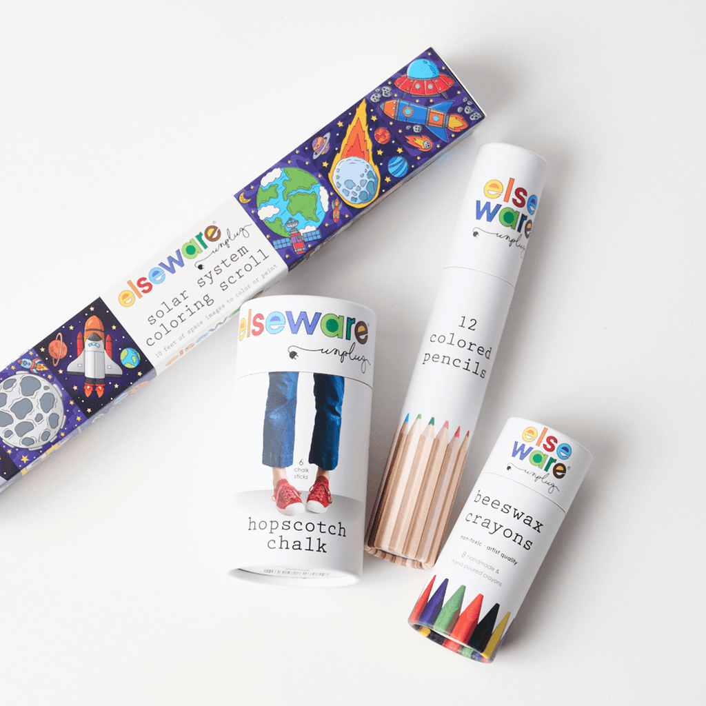 Outdoor Art Bundle | Chalk, Crayons, & Coloring Fun elseware unplug