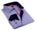 Button-Up Shirt //  - Tailored Fit - contrast  trimming - final sale LEVINAS® Official