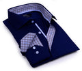 Button-Up Shirt //  - Tailored Fit - contrast  trimming - final sale LEVINAS® Official