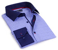 Button-Up Shirt //  - Tailored Fit - contrast  trimming - final sale LEVINAS® Official