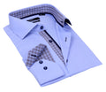 Button-Up Shirt //  - Tailored Fit - contrast  trimming - final sale LEVINAS® Official
