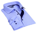 Button-Up Shirt //  - Tailored Fit - contrast  trimming - final sale LEVINAS® Official