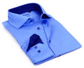 Button-Up Shirt //  - Tailored Fit - contrast  trimming - final sale LEVINAS® Official