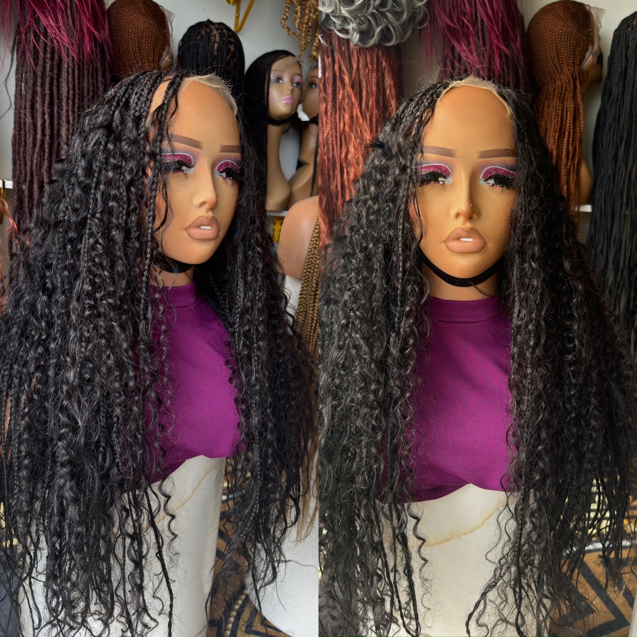 Boho human hair knotless HOL stores