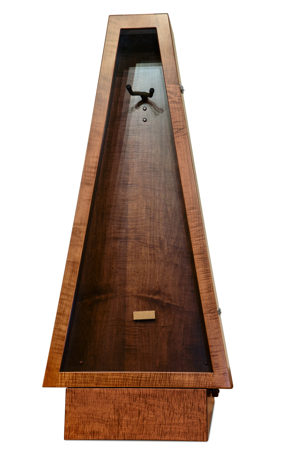 ClimaStand Triangle Humidor with Base - Flamed Maple with Boston Stain Acoustic Remedy Cases