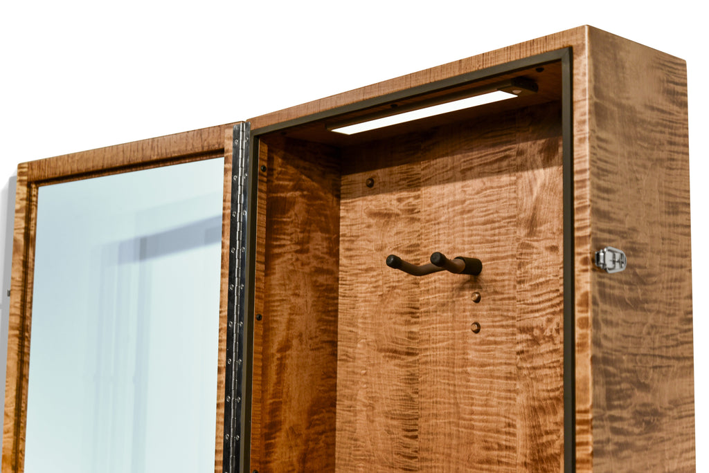 ClimaCase Rectangle Humidor - Flamed Maple with Provincial Stain Acoustic Remedy Cases