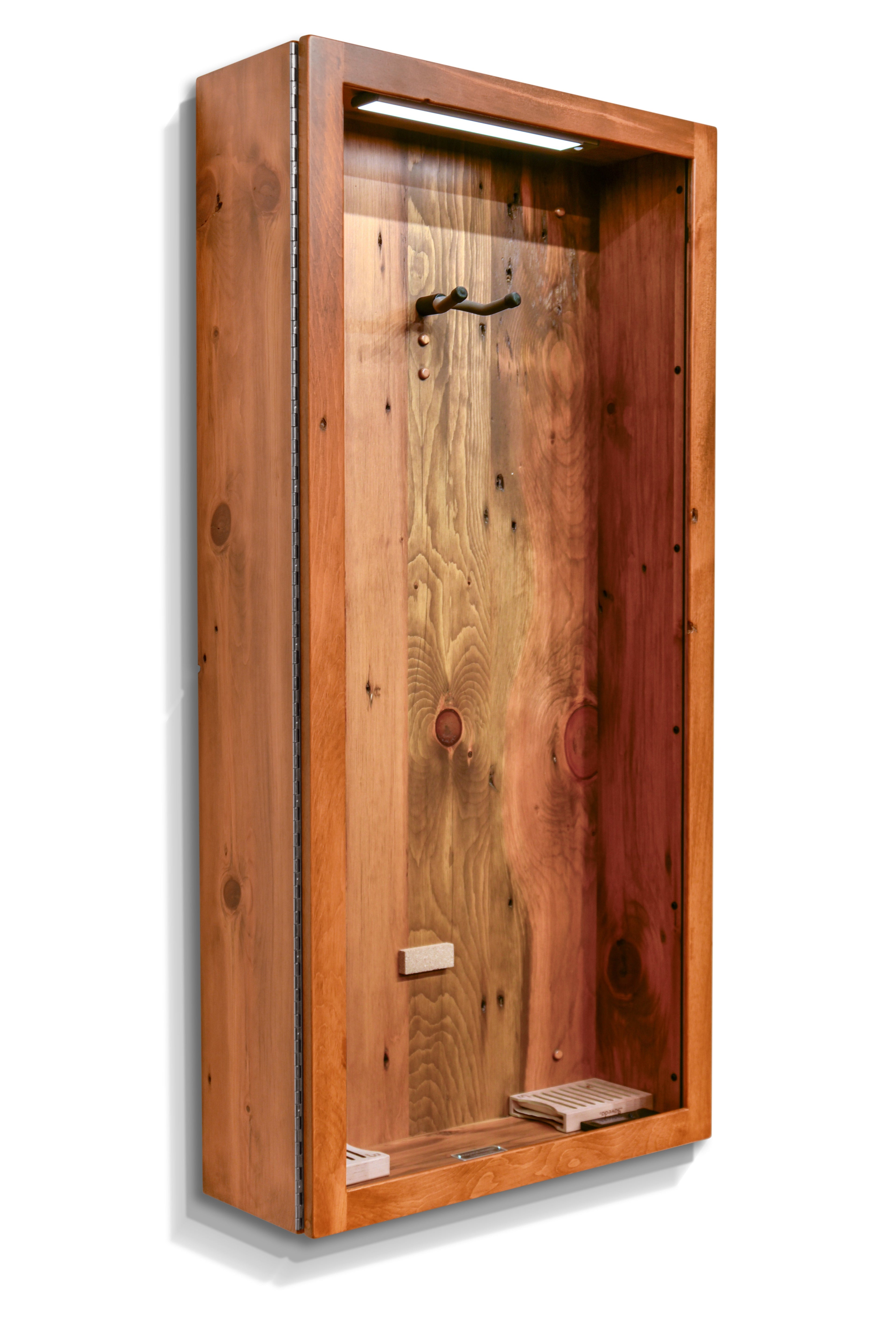 ClimaCase Rectangle Humidor - 300 Year Old Reclaimed Wood with Seely Stain Acoustic Remedy Cases