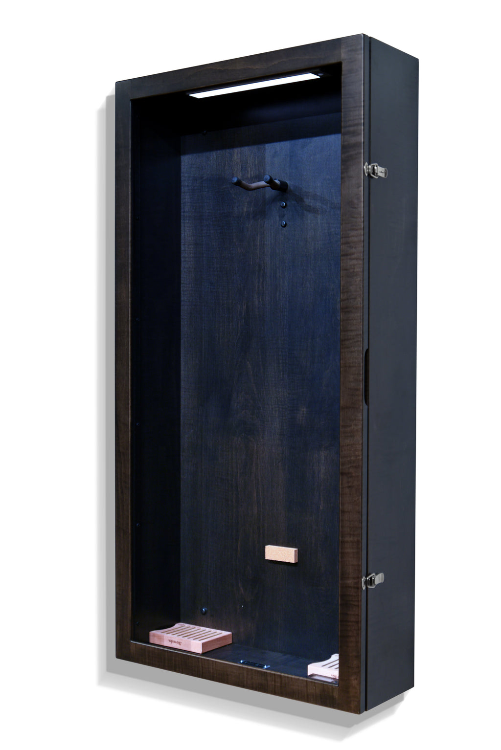 ClimaCase Rectangle Humidor - Flamed Maple with Ebony Stain Acoustic Remedy Cases