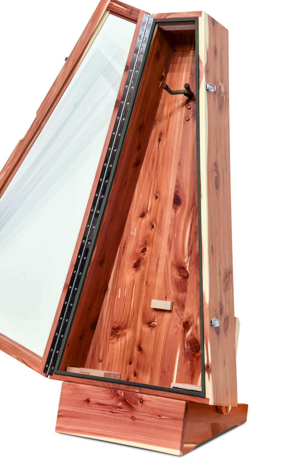 ClimaStand Triangle Humidor with Base - Cedar Acoustic Remedy Cases