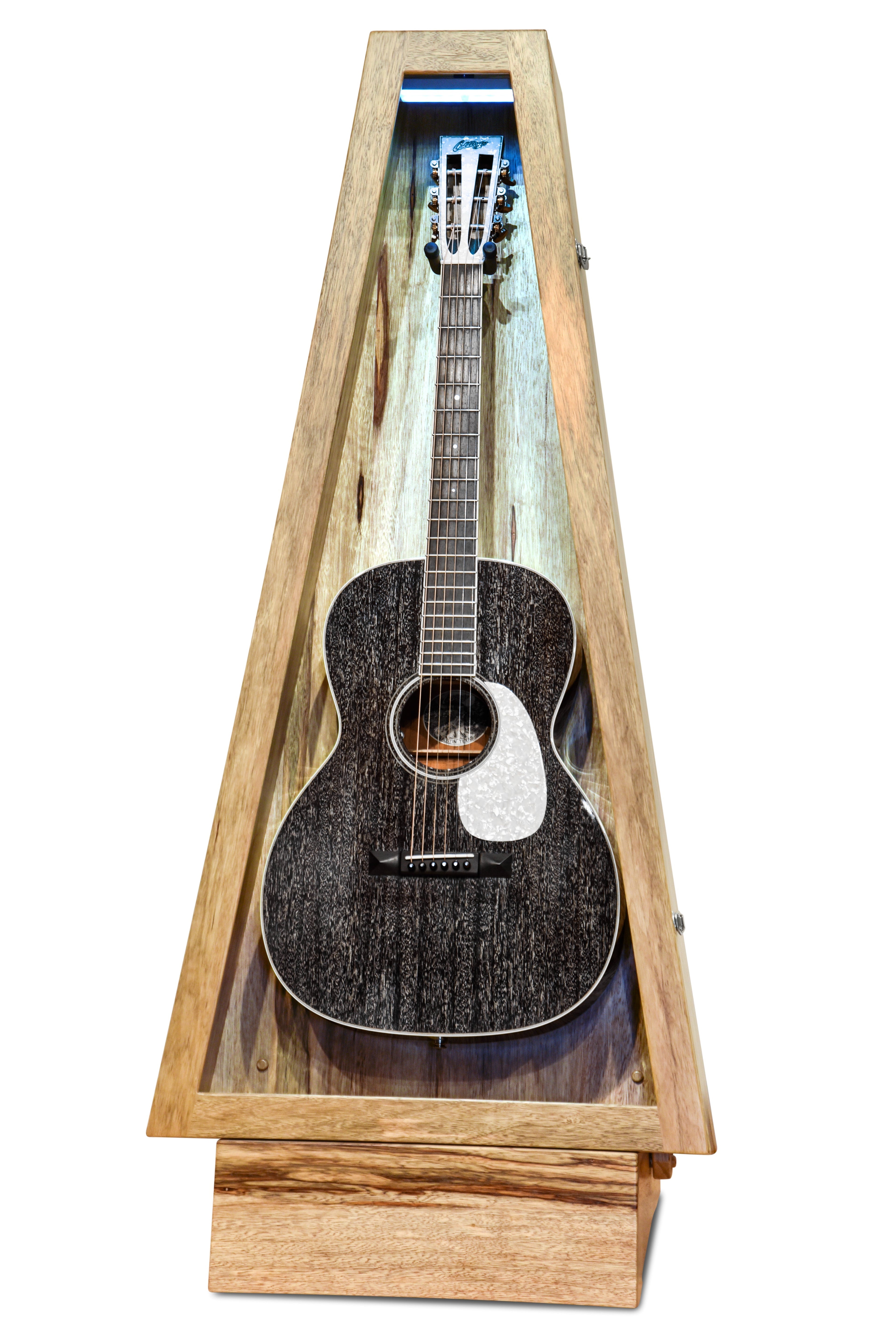 ClimaStand Triangle Humidor with Base - Black Limba Acoustic Remedy Cases