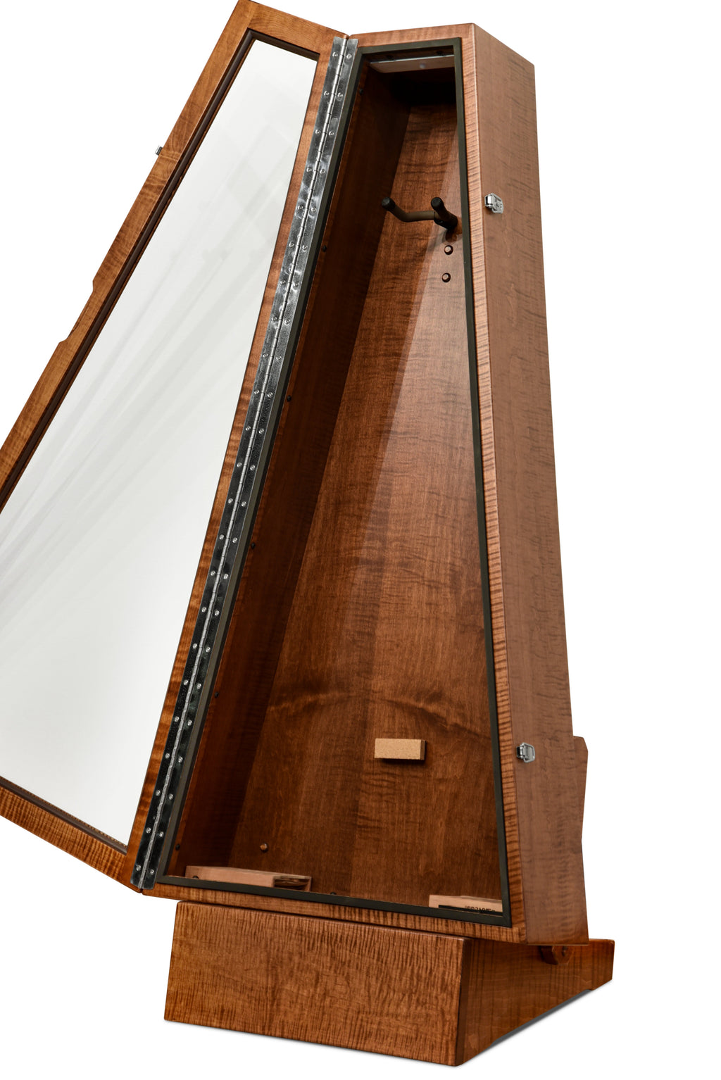 ClimaStand Triangle Humidor with Base - Flamed Maple with Boston Stain Acoustic Remedy Cases