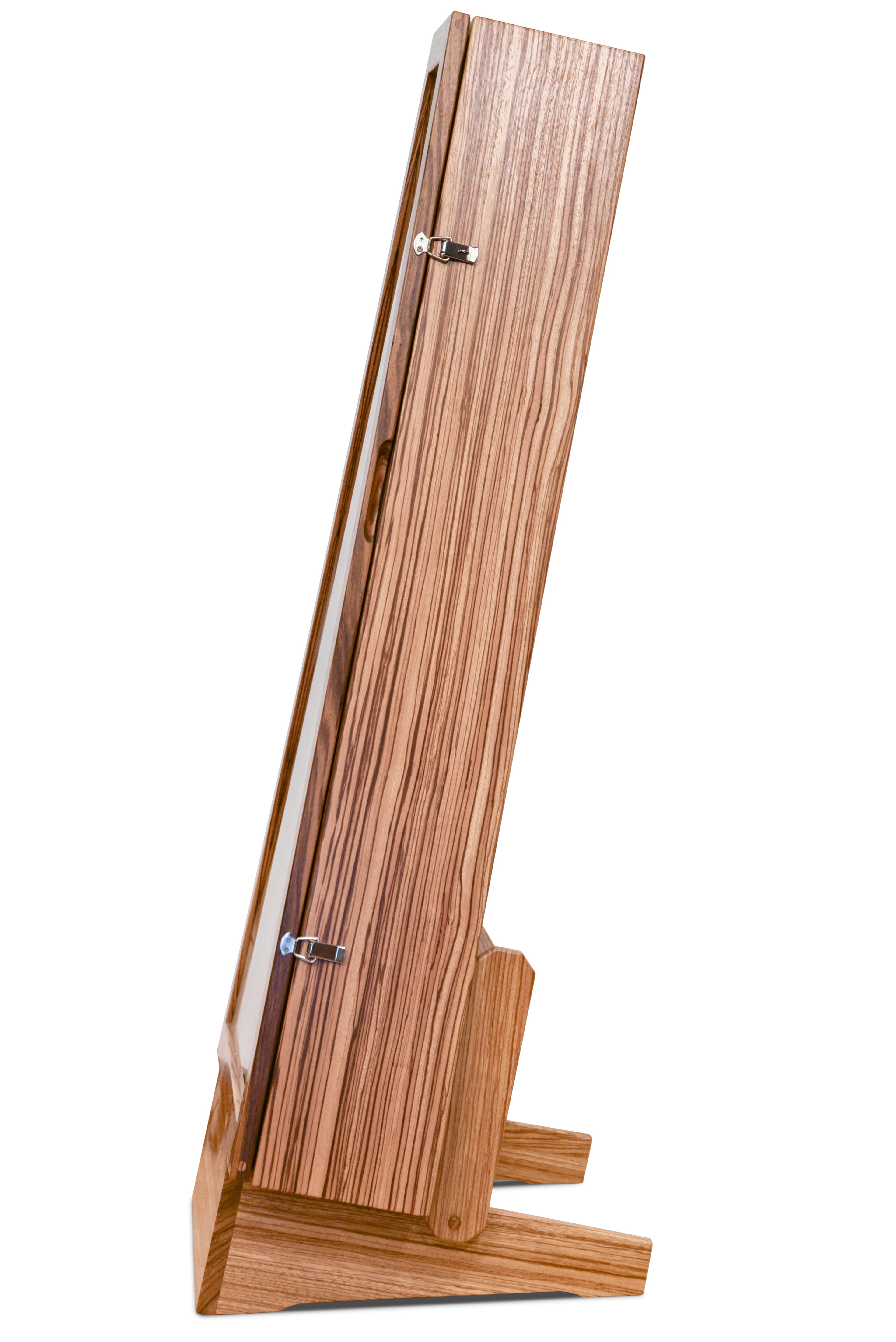 ClimaStand Triangle Humidor with Base - Zebrawood Acoustic Remedy Cases