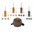 4-Piece Cosmic Bamboo Chime Set with Carrying Bag Utah Energy Healing Center