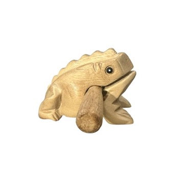 2" Wooden Musical Frog - Natural (Percussion Instrument) Music Frog Co