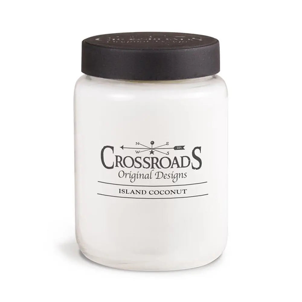 Crossroads Island Coconut 26oz Jar Candle FashionMojos.com