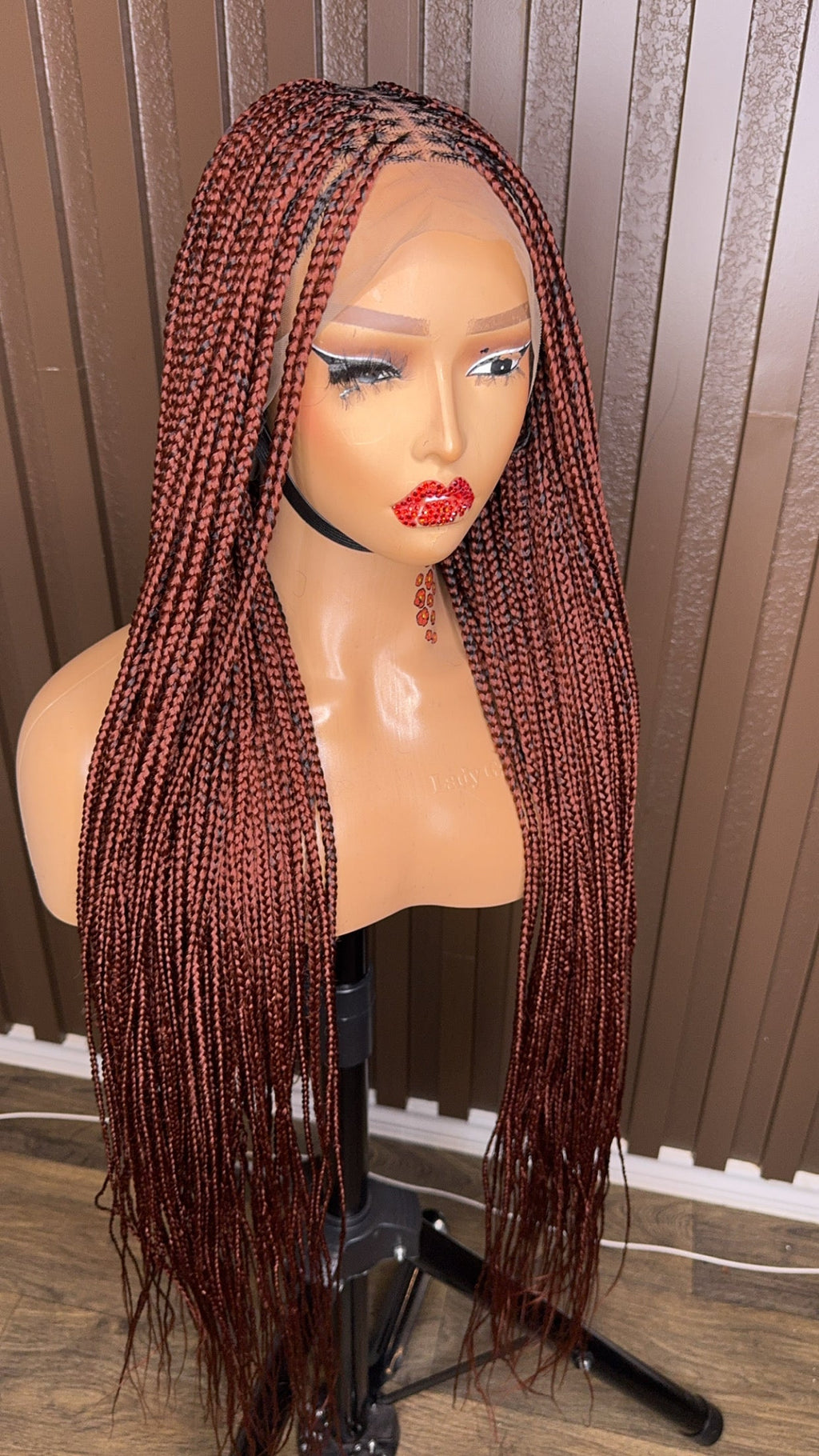 Color 350 knotless braided wig HOL stores