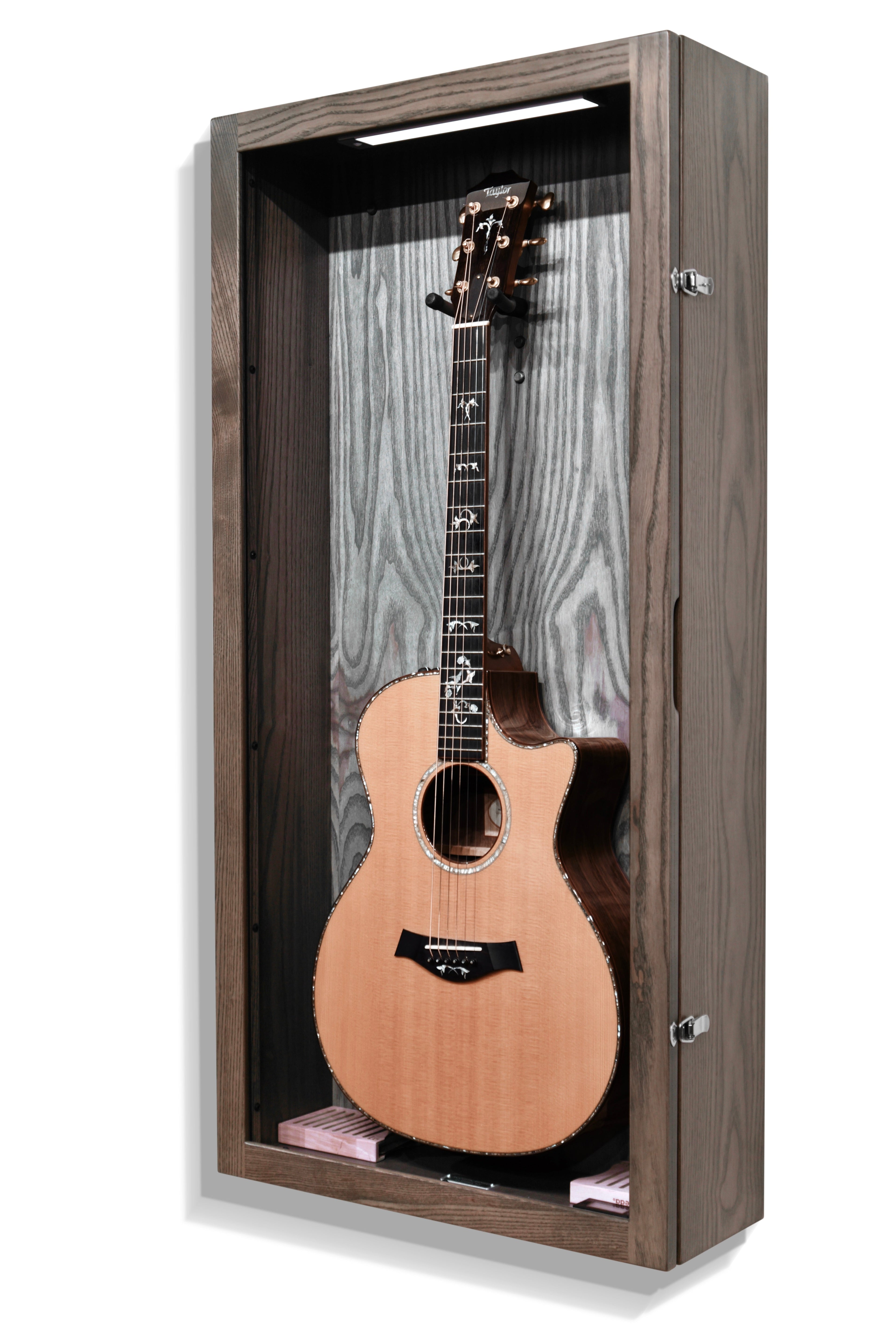ClimaCase Rectangle Humidor - Northern White Ash with Antique Slate Stain Acoustic Remedy Cases