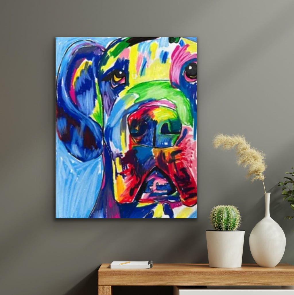 Colorful Great Dane - Art Prints Vichy's Art