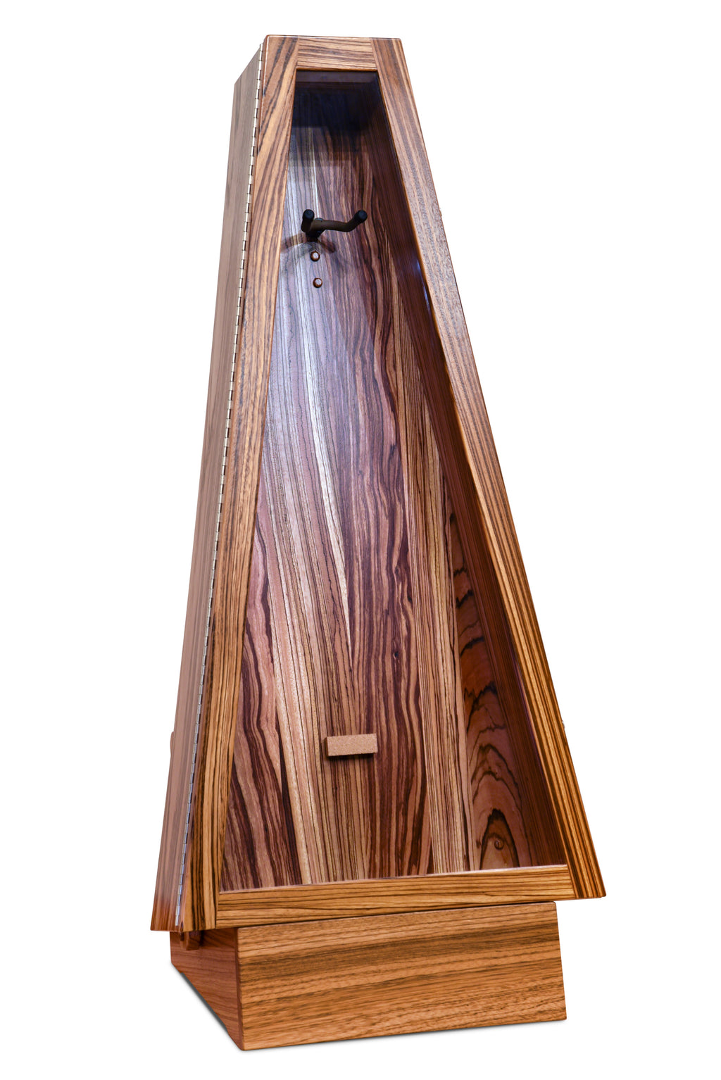 ClimaStand Triangle Humidor with Base - Zebrawood Acoustic Remedy Cases