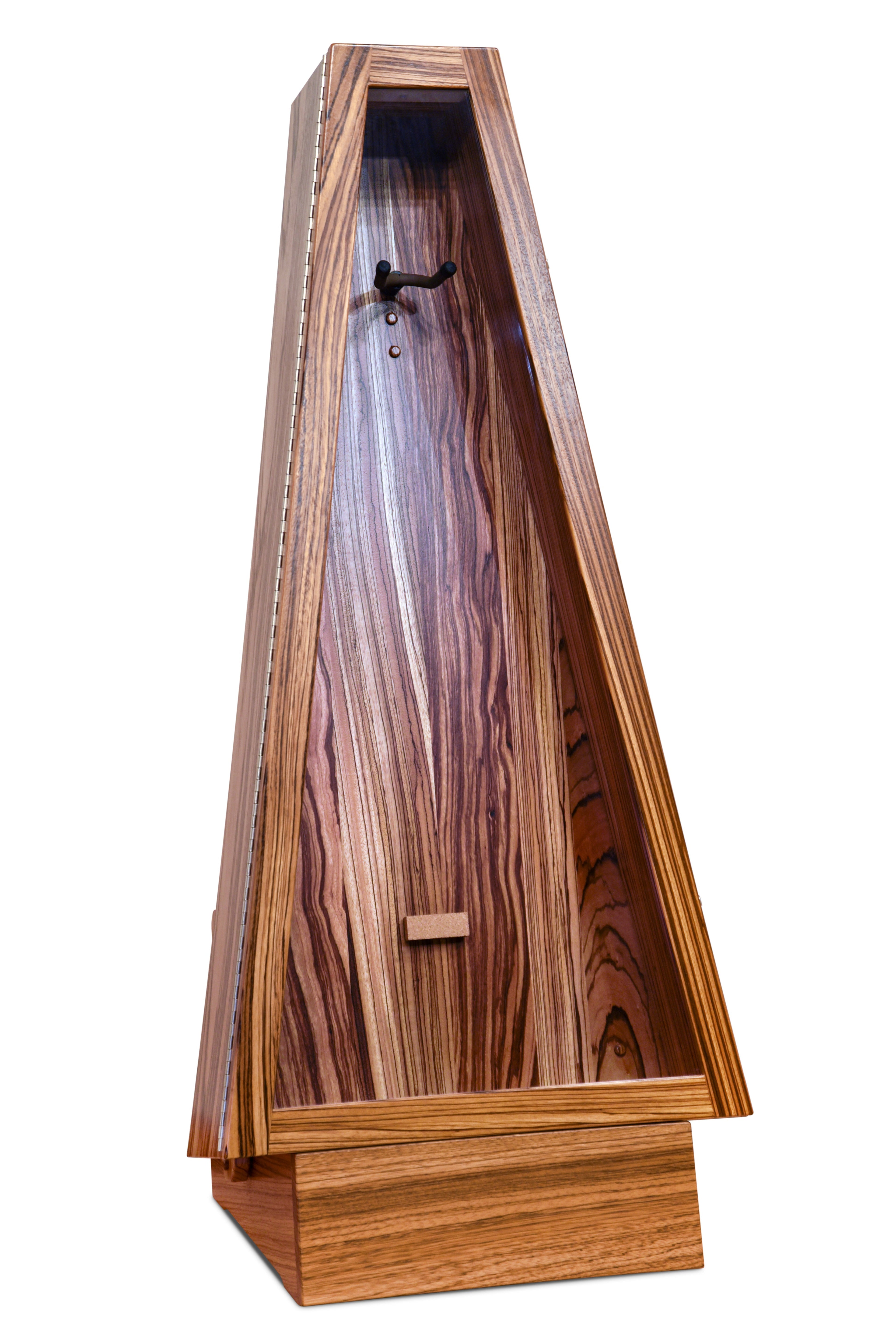 ClimaStand Triangle Humidor with Base - Zebrawood Acoustic Remedy Cases