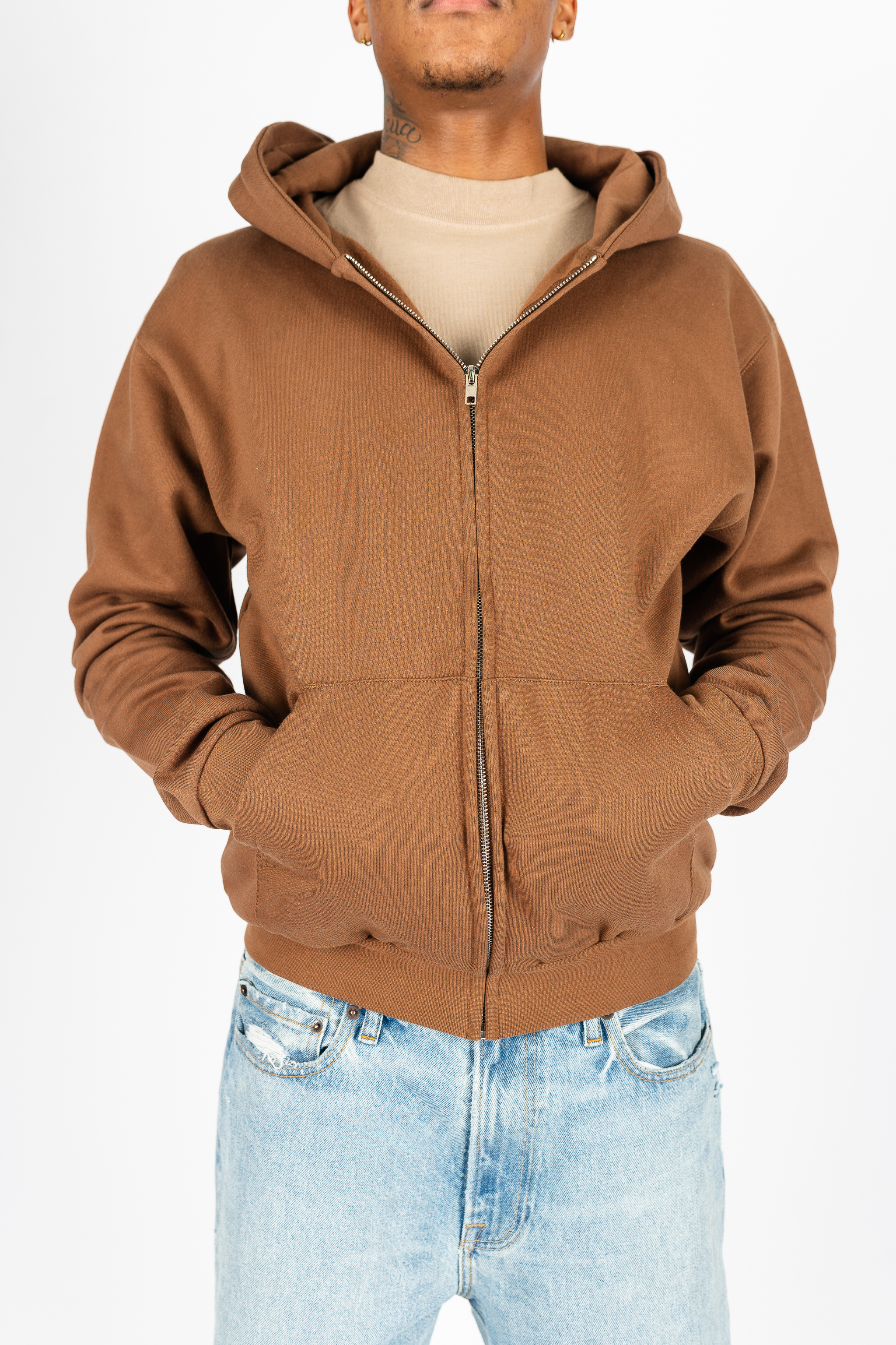 Heavyweight Boyfriend Zip Up Superline