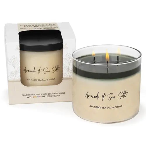 Crossroads Color Changing 3 Wick Jar Candle FashionMojos.com
