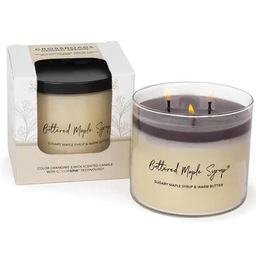 Crossroads Color Changing 3 Wick Jar Candle FashionMojos.com