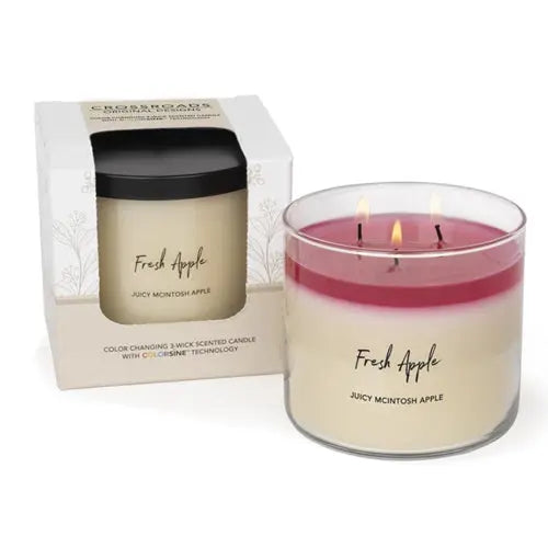 Crossroads Color Changing 3 Wick Jar Candle FashionMojos.com