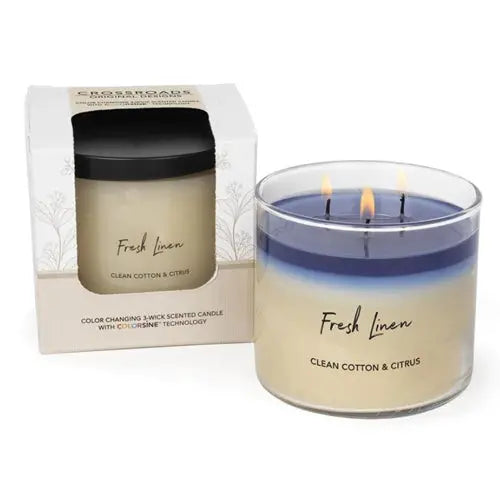 Crossroads Color Changing 3 Wick Jar Candle FashionMojos.com