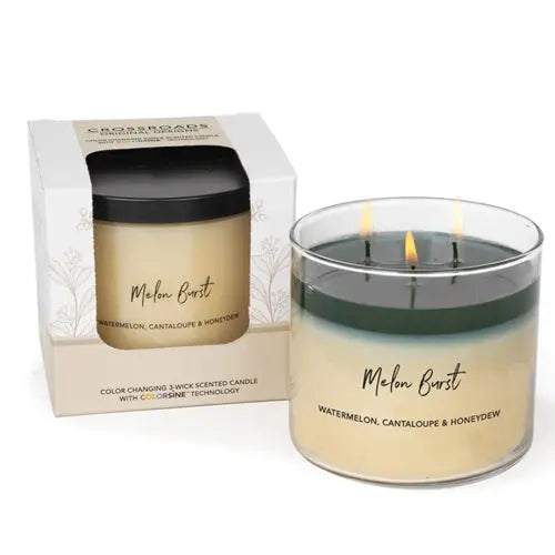 Crossroads Color Changing 3 Wick Jar Candle FashionMojos.com