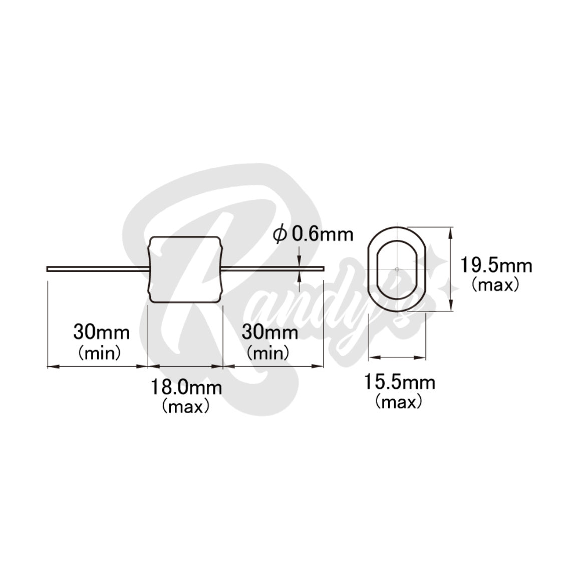 Vitamin Q Slim Paper-In-Oil Capacitor - Compare to Sprague® Black Beauty Randy's LLC