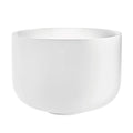 14" White-Frosted Crystal Singing Bowl, Note G3, Throat Chakra Utah Energy Healing Center