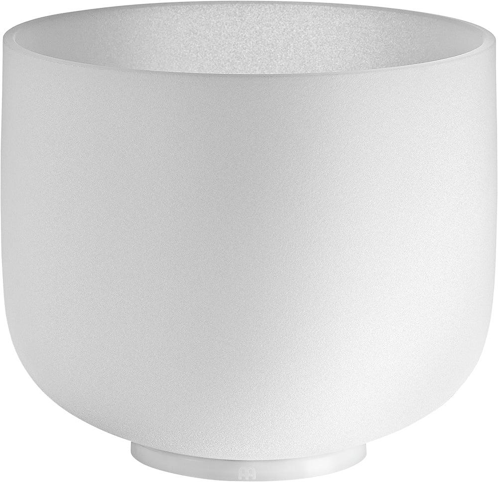 8" White-Frosted Crystal Singing Bowl, Note B4, Crown Chakra Utah Energy Healing Center
