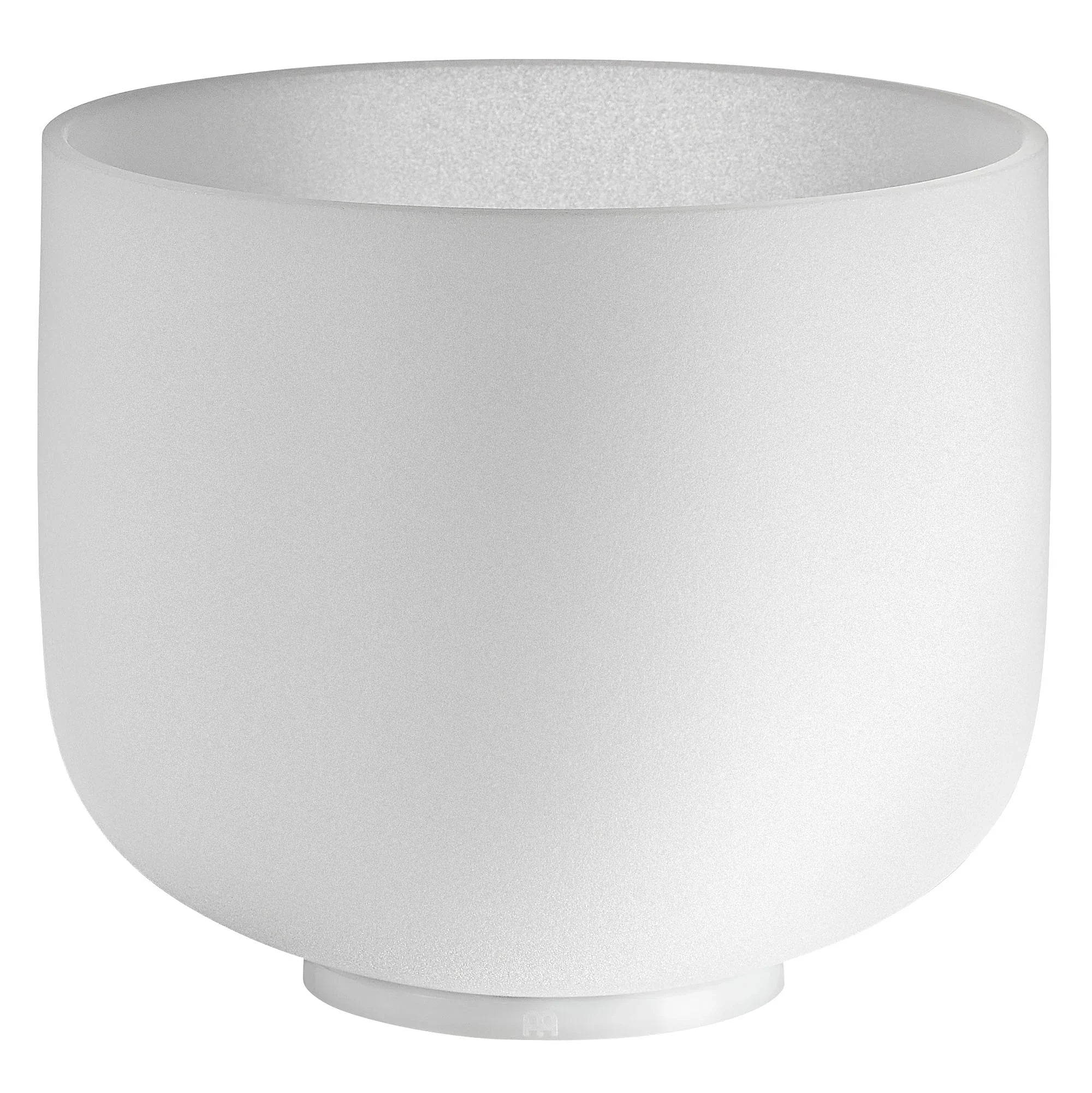 8" White-Frosted Crystal Singing Bowl, Note C5, Root Chakra Utah Energy Healing Center