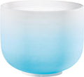 10" Color-Frosted Crystal Singing Bowl, Light Blue, Note G4, Throat Chakra Utah Energy Healing Center
