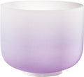 8" Color-Frosted Crystal Singing Bowl, Purple, Note B4, Crown Chakra Utah Energy Healing Center