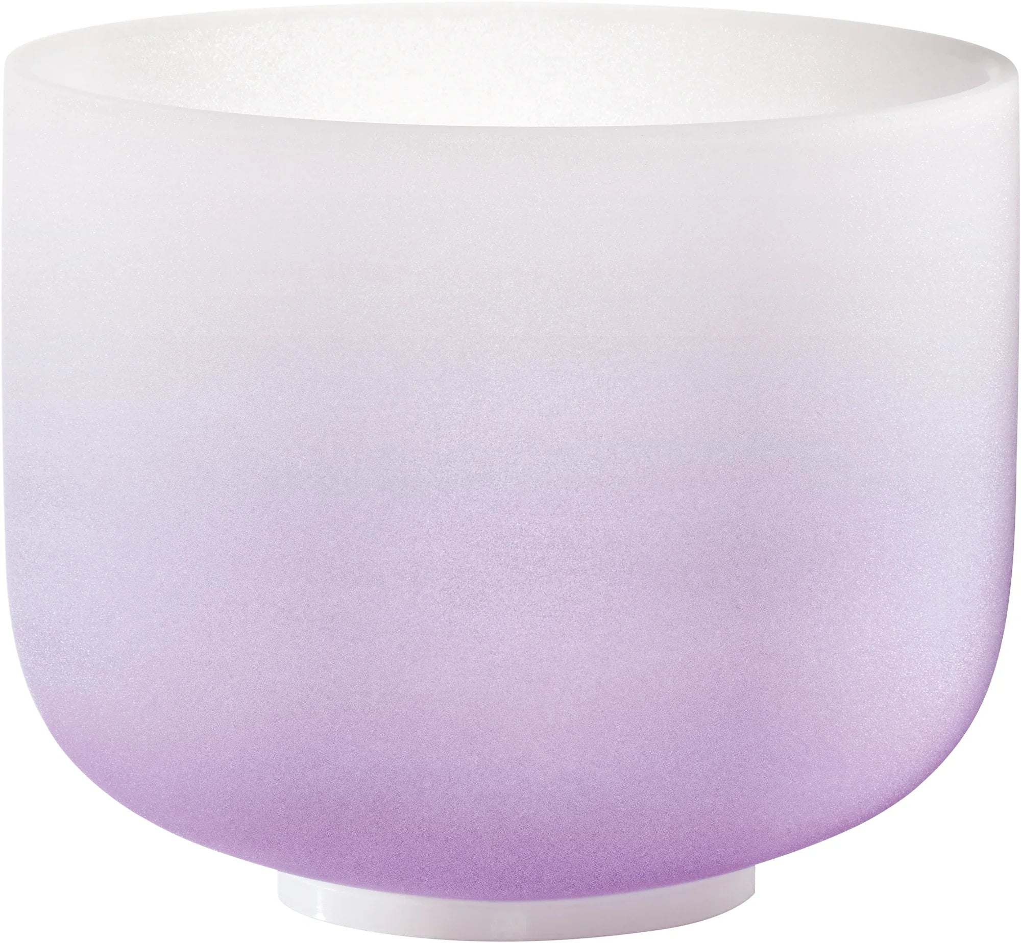 8" Color-Frosted Crystal Singing Bowl, Purple, Note B4, Crown Chakra Utah Energy Healing Center