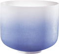 9" Color-Frosted Crystal Singing Bowl, Dark Blue, Note A4, Brow Chakra Utah Energy Healing Center