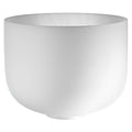 12" White-Frosted Crystal Singing Bowl, Note B3, Crown Chakra Utah Energy Healing Center