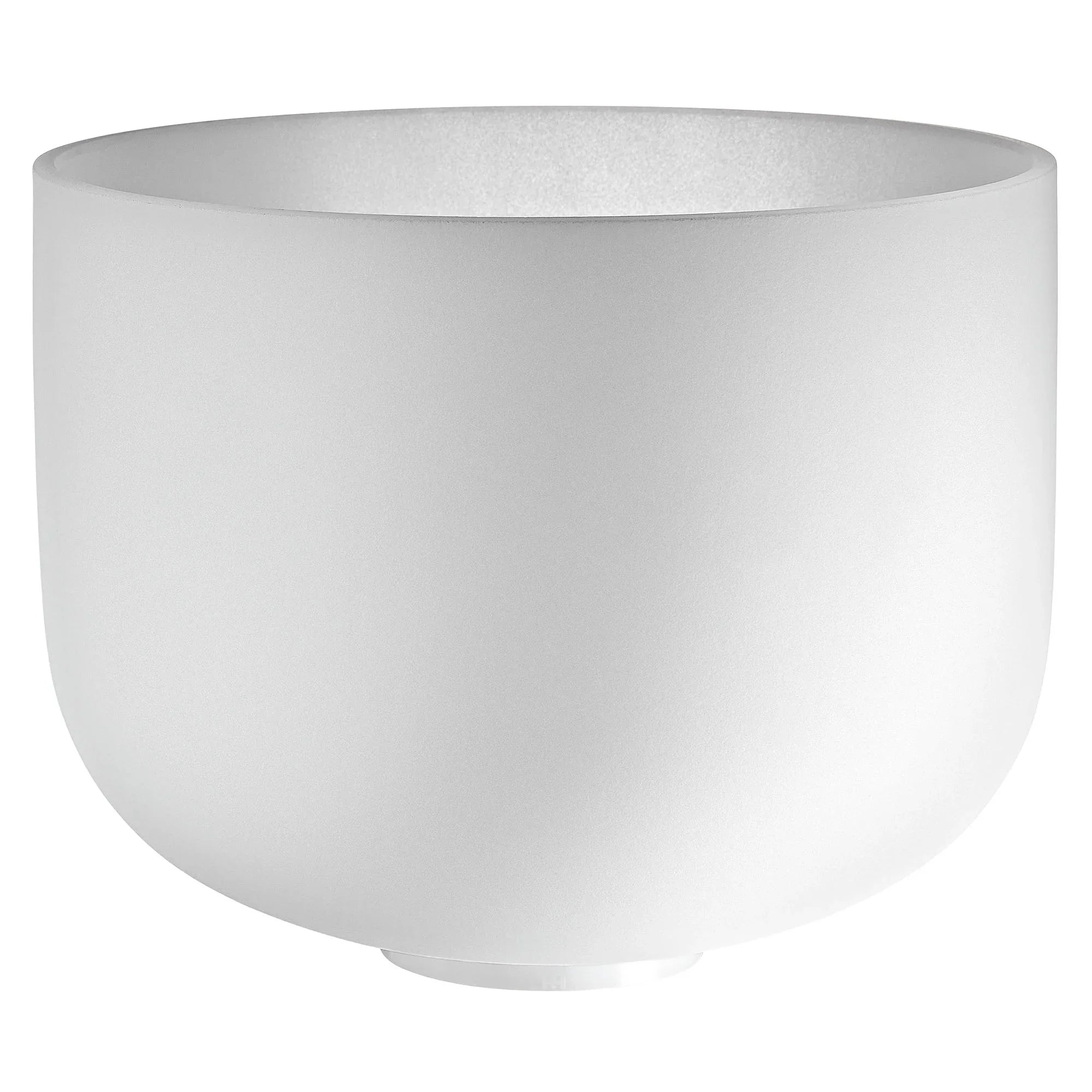 12" White-Frosted Crystal Singing Bowl, Note B3, Crown Chakra Utah Energy Healing Center