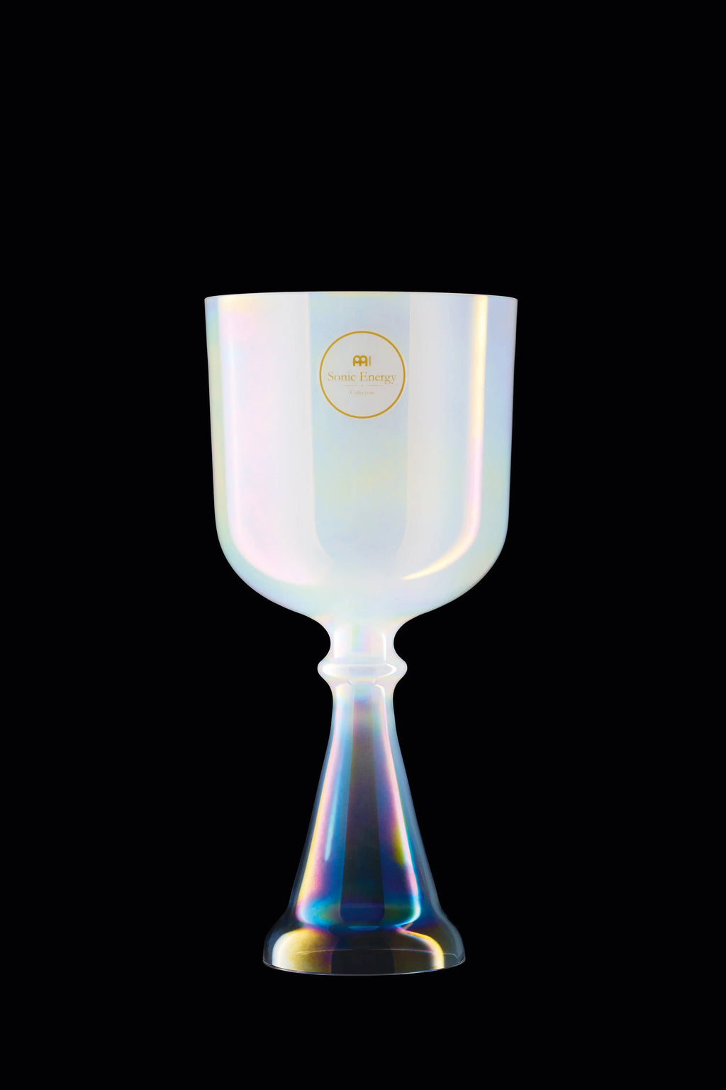 5.5" Crystal Singing Chalice, A4, Creamy, Brow Chakra Utah Energy Healing Center