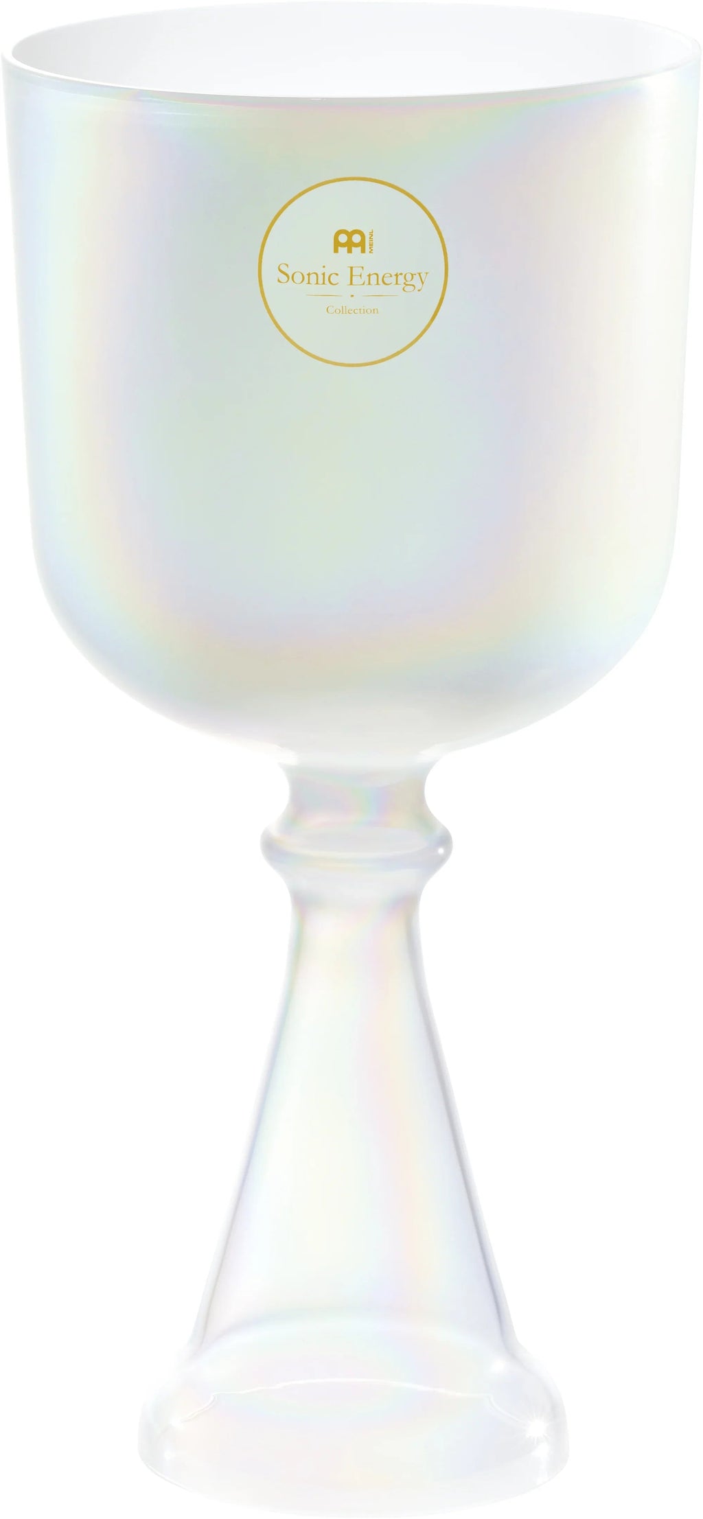 5.5" Crystal Singing Chalice, A4, Creamy, Brow Chakra Utah Energy Healing Center