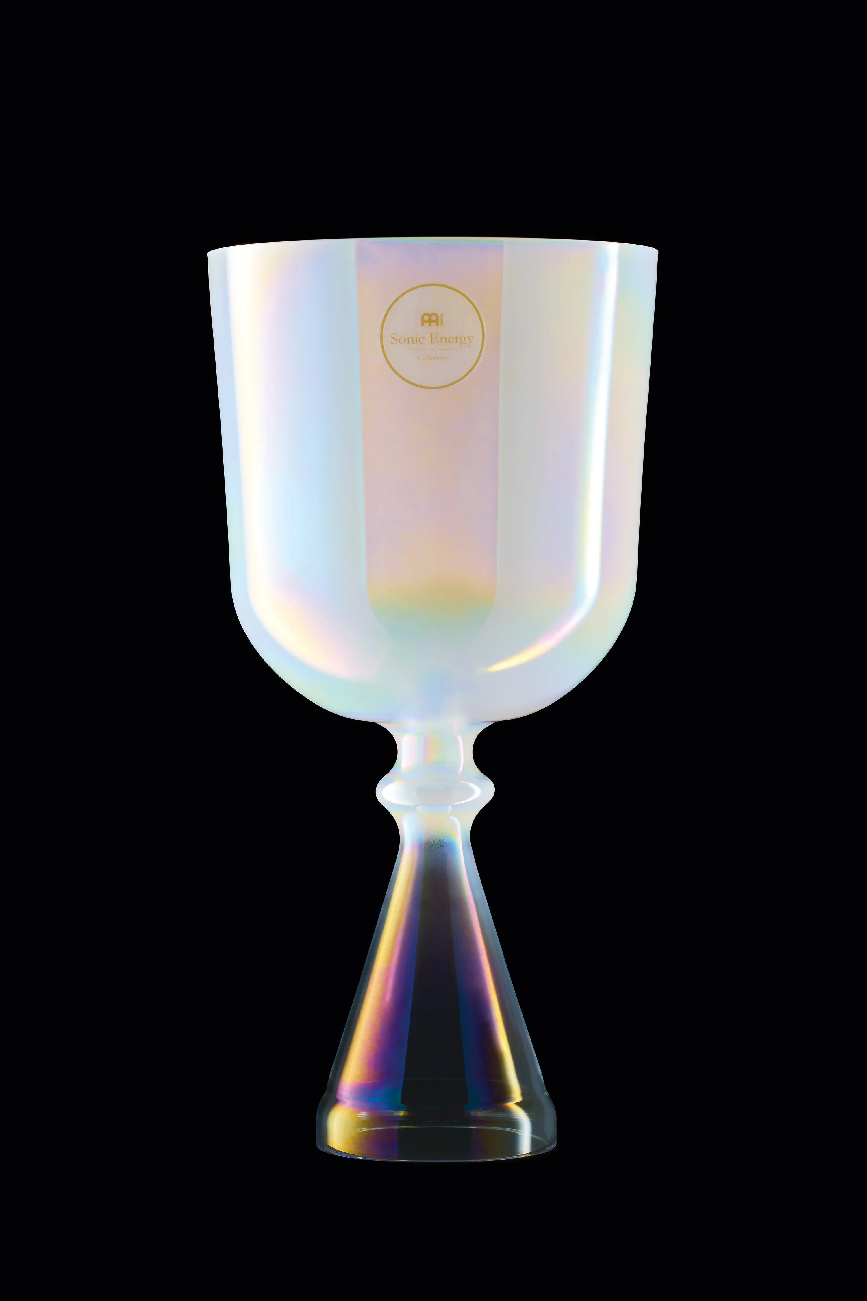 6.75" Crystal  Chalice, C4Singing, Creamy, Root Chakra Utah Energy Healing Center