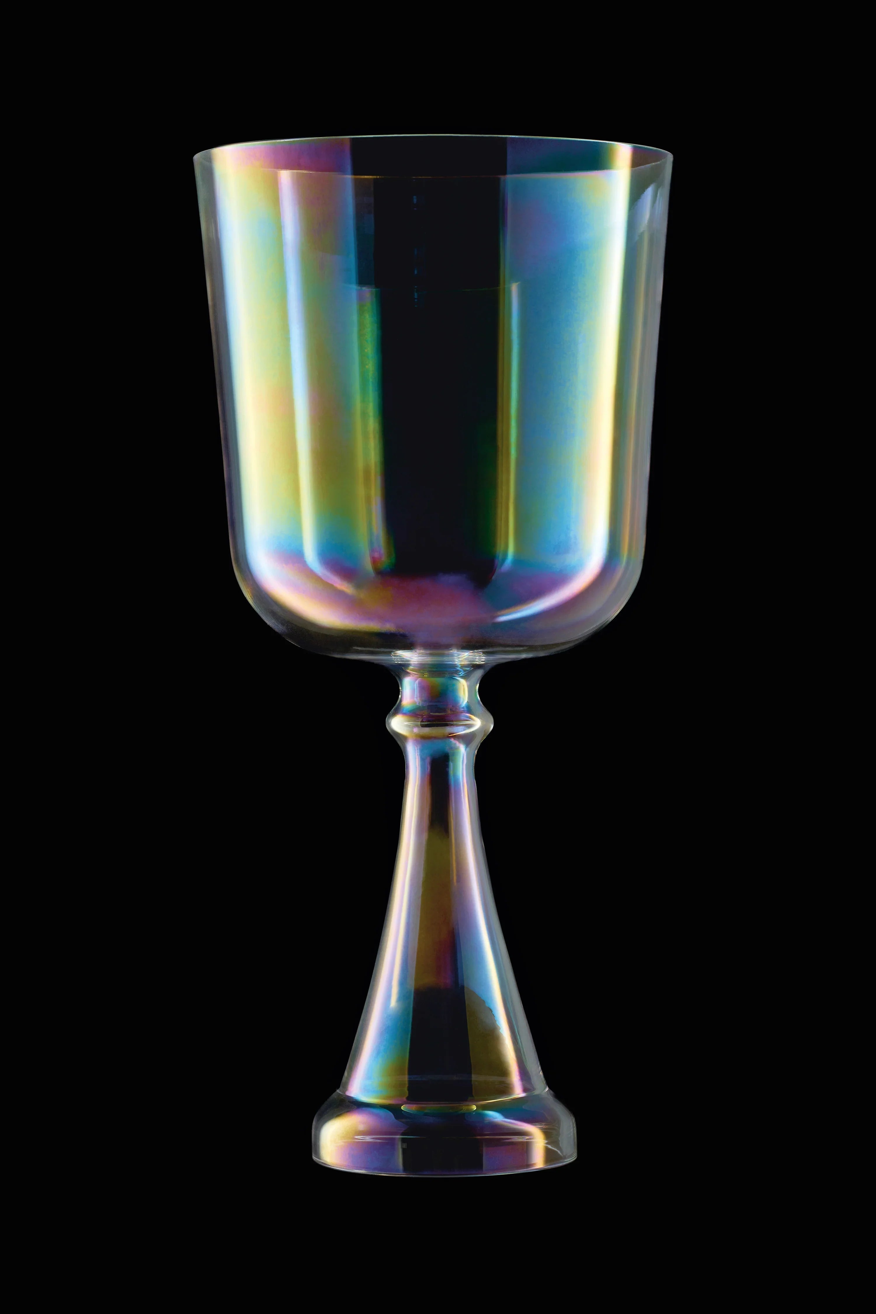 7" Crystal Singing Chalice, B3, Clear, Crown Chakra Utah Energy Healing Center