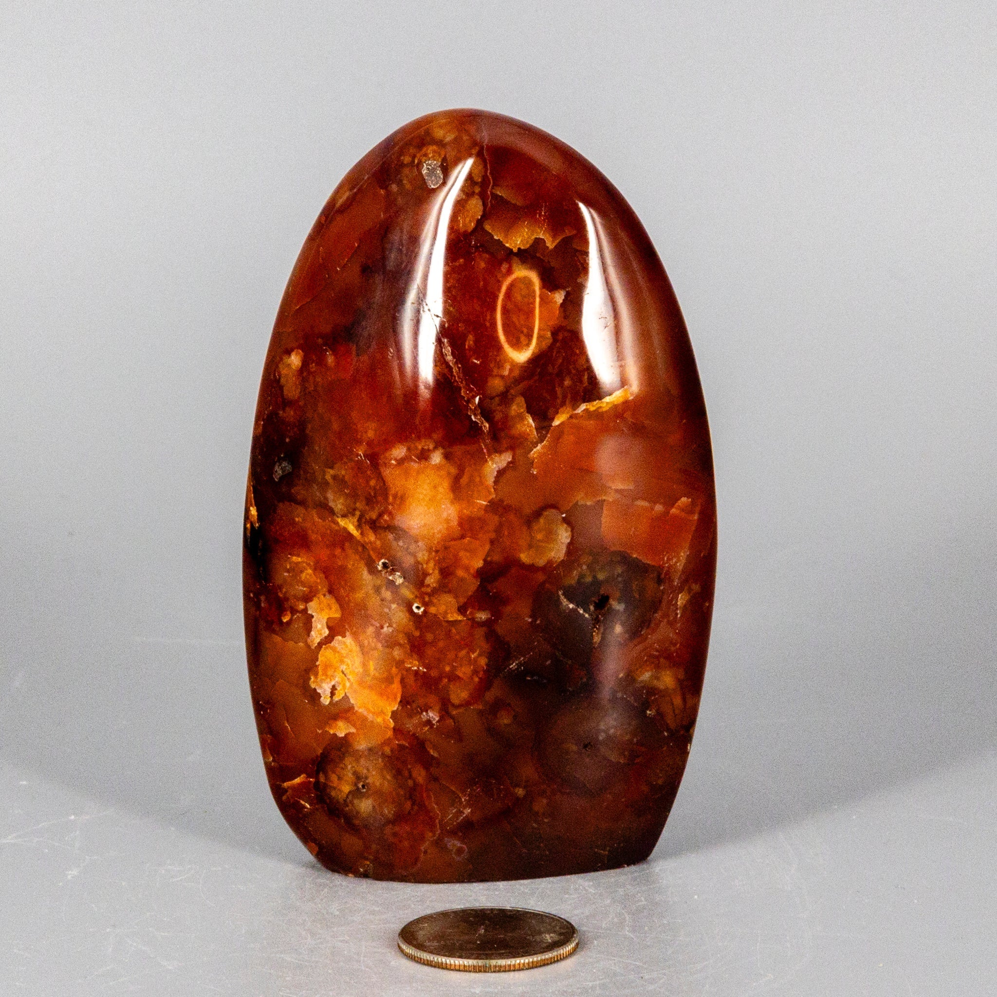 Carnelian Agate Freeform Crystal Destiny