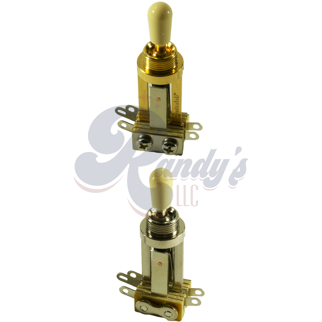 Centralab 3-Way Toggle Switch (Long) - Fits Gibson® & Orville® - CLOSEOUT Randy's LLC